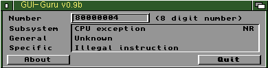 IllegalInstruction