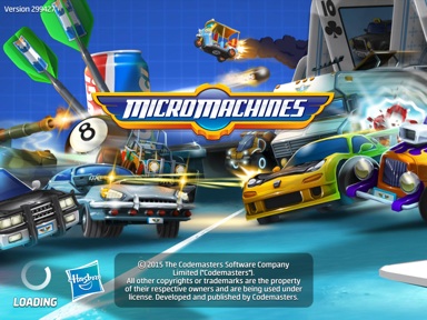 MicroMachines used the iOS and Android versions of Codemasters' EGO game engine