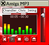 Amiga DE MP3 player GUI (9K)