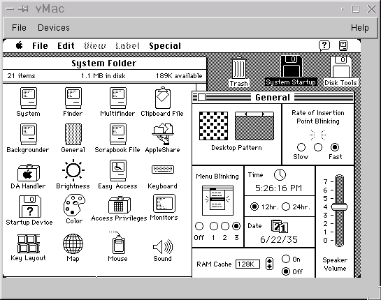 vMac only runs old versions of MacOS