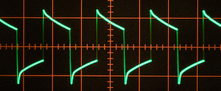The oscillogram detail from the cover of the book was produced by a Sinclair ZX Spectrum's one-bit BEEP command