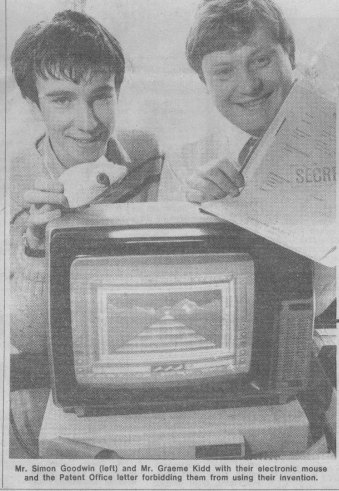 Simon, Graeme, mouse, game, patent - Birmingham Evening Mail photo